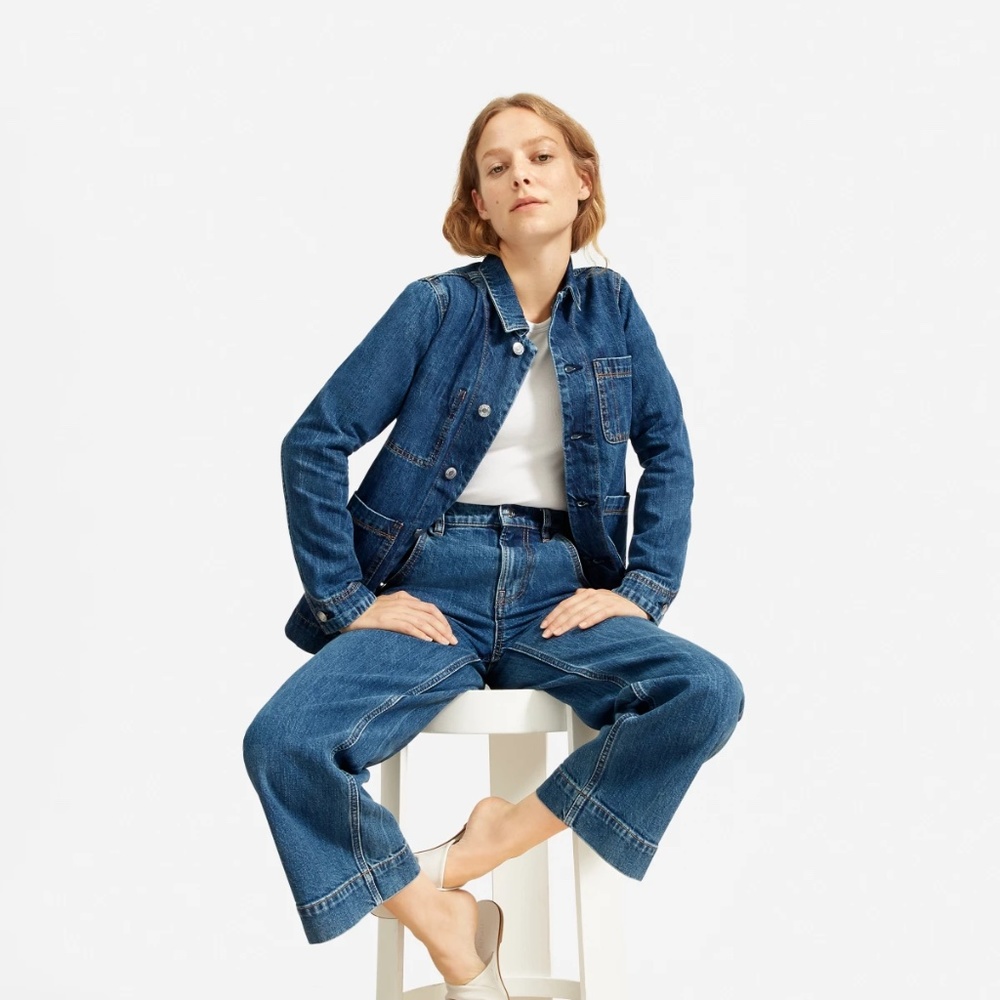Everlane Women's Denim Chore Jacket - Dark Indigo XS